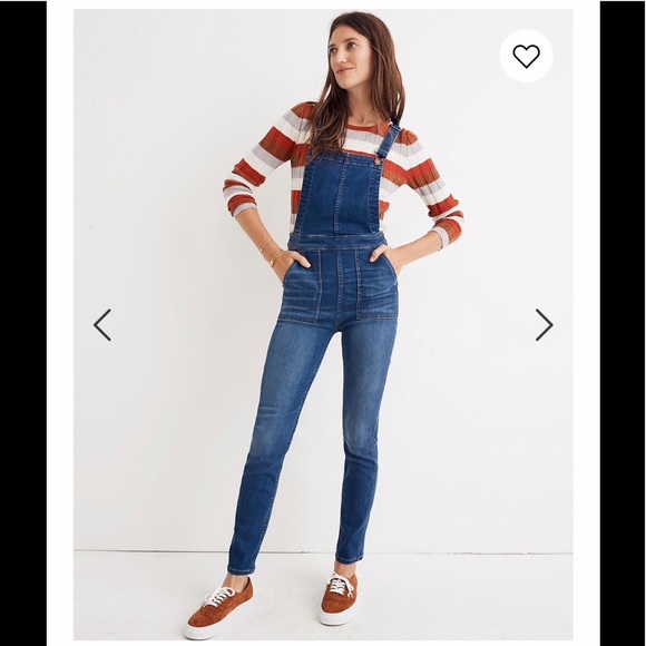 Madewell Pants - NWT Madewell Skinny Overalls in Santiago Wash